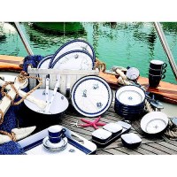 Marine Business Columbus Tableware Collection, 24 Piece (6 People) Tableware Pack (6Pc. Each 11001, 11002, 11003 & 11004) - 11144 - 961-Mb11144F1